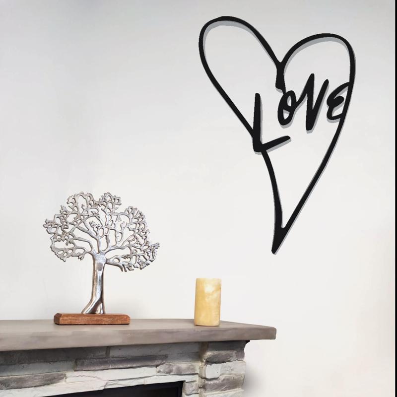 Heart LOVE wallart deko wall art valentines day