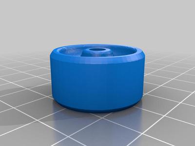 Straight caster for 8-32 screw