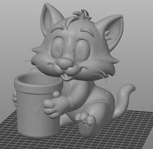 Cat Pencil Holder