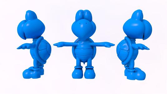 Green Turtle Koopa Troopa / Koopa Troopa stl