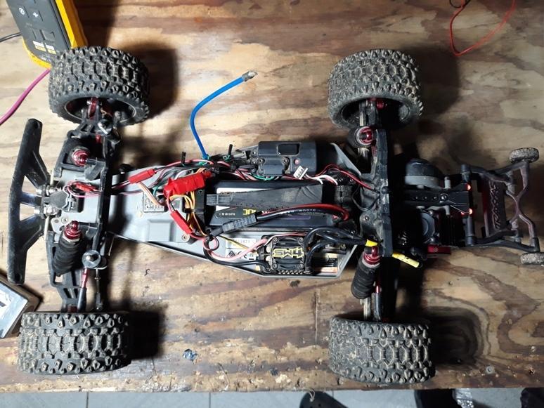 Rustler LED light set mounts and lipo 3s adapter