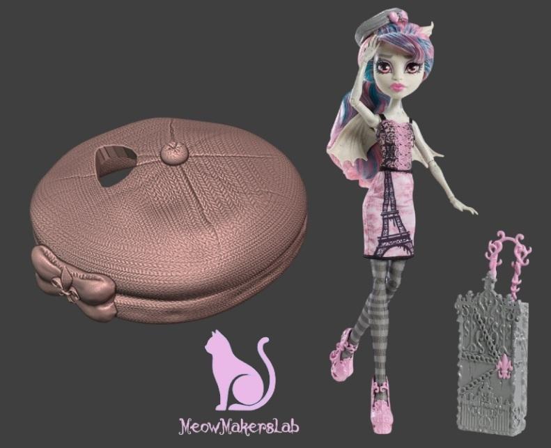 Rochelle Goyle, Scaris, Beret, Monster High.