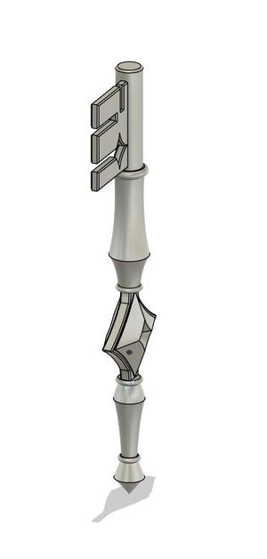 Onegai My Melody Gem and Tentacle Short Sword