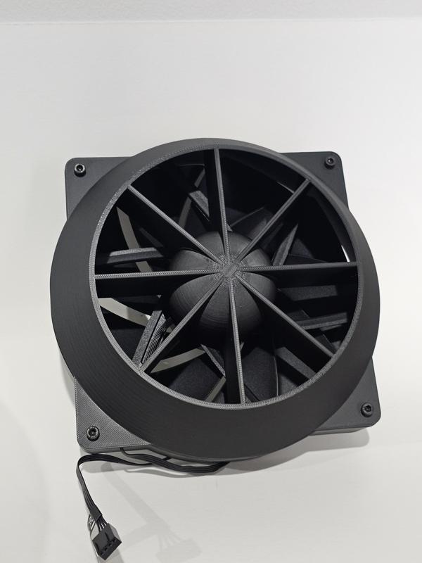 200mm PC Fan Wind Air Straightener Shroud – No Supports Needed | Wind Simulator, Sim Racing, Electronics Cooling, and DIY Projects