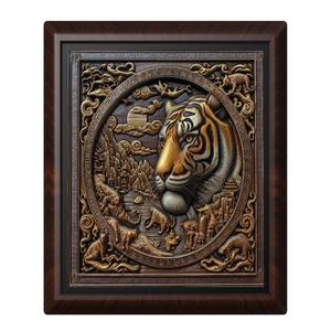 Tiger animal wall art relief wall decor