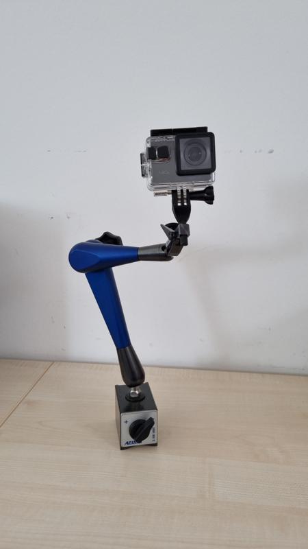 GoPro mount for industrial magnetic stand