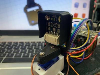VL53L1X to SG90 mount
