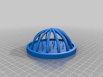 overhanging arch test disk/ string test /  0-5mm wall thickness test