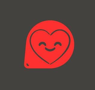 Cute Heart Stencil model 2