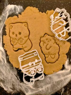 2 Cute Cat cookie cutter