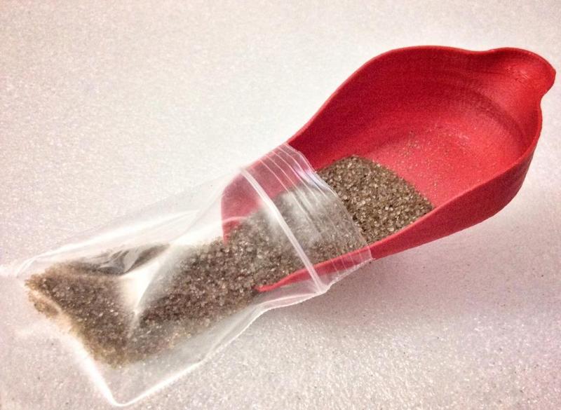 Simple spice/salt/tea/powder scoop