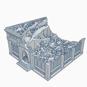 Gothic Ruined Building 100