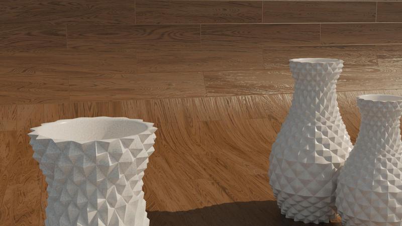 Knurled Flower Vase / Pot