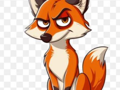 Fox christmas ornament
