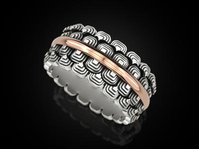Japanese pattern ring 2