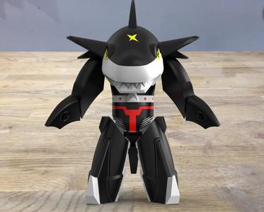 Assembled Iron Armor Little Treasure Shark Chili, all joints are articulated