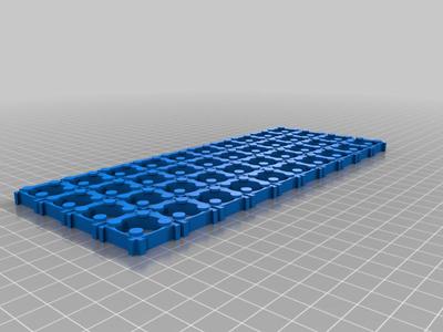 DIY Powerwall - 18650 40 Cell Holder