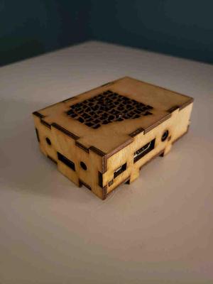 Laser cut raspberry pi case