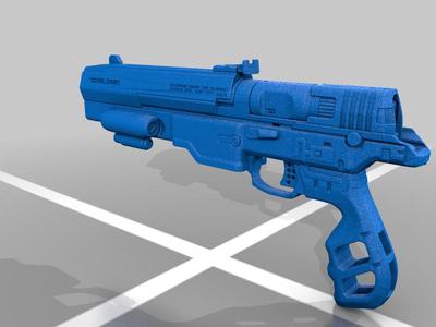 Johnny Silverhand's Pistol (Malorian Arms 3516)