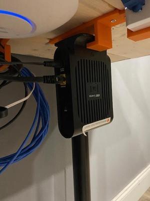 ATT Uverse Wireless Access Point Under Desk Mount
