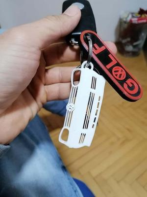 VW Golf 4 front bumper keychain