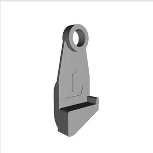 Rail door lock for baby bed