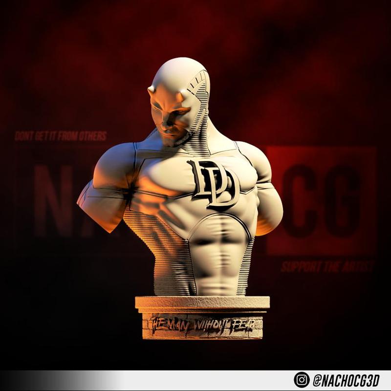Fan Art - Daredevil - Bust