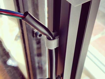 3030 Extrusion simple cable clip
