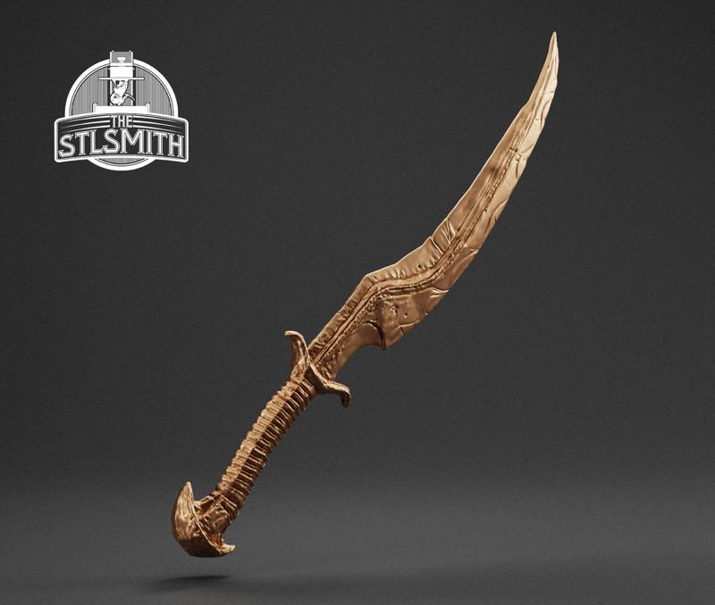 Dragon Priest Dagger Skyrim Life Size Prop STL