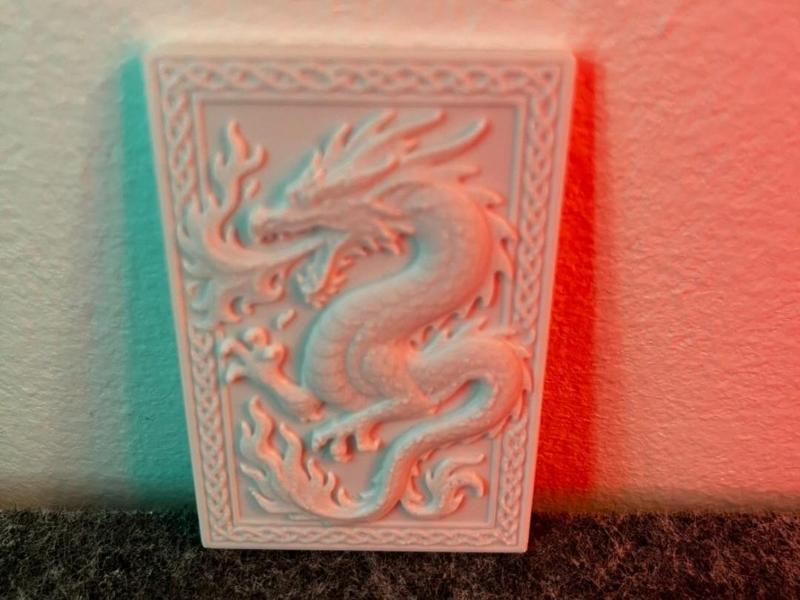 Fire dragon Relief Sculpture