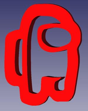 Among Us Crewmate Cookie Cutter