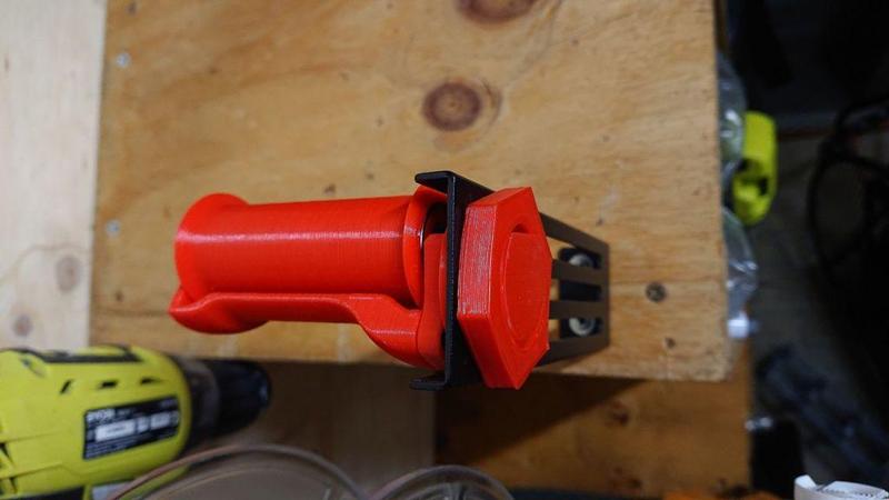 3D printer filament roll/spool holder Remix with Thread