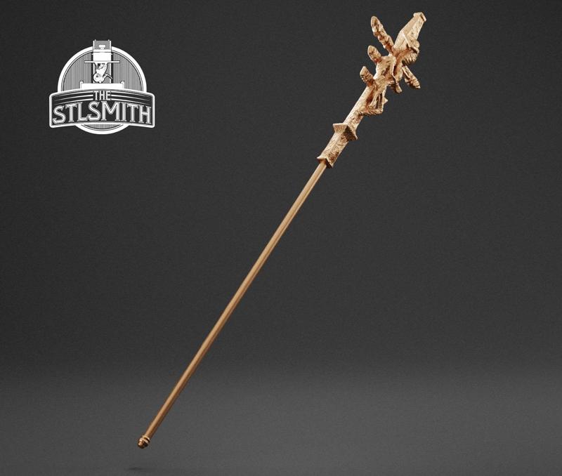 Mangrub's Staff Dark Souls 3 Life Size Prop STL