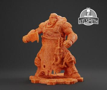 Boomer Butcher Gears of War OT Miniature STL