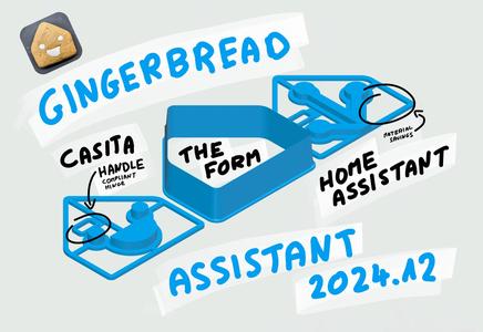 Home Assistant gingerbread/cookie cutter