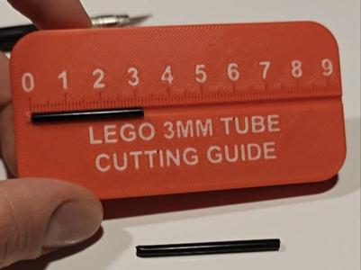 Building Bricks 3mm tube/hose cutting guide