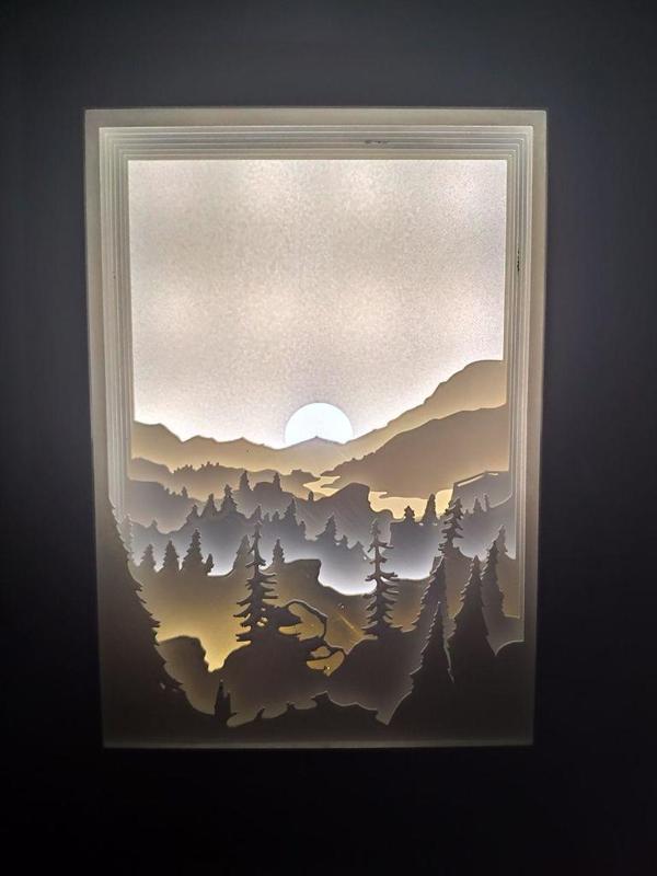 Morning Landscape Light Box