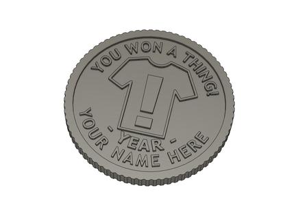 Prize Medallion/Fridge Magnet