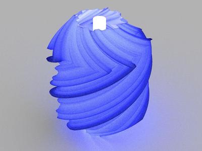 Abstract Twisted Light Shade Design 1