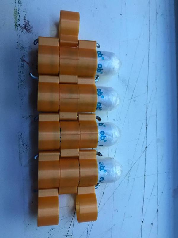 Bullett chain for tampons