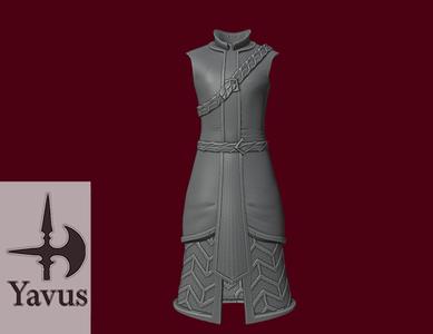 Sleeveless Caster Robe - Warlock, Cleric, Wizard, Monk, Sorcerer