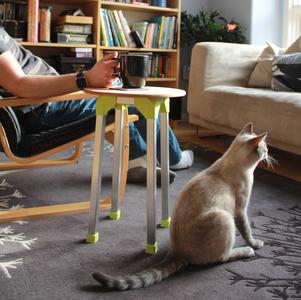Print Table Contest - Corner Connecter and Foot for 1" Aluminum Extrusion.