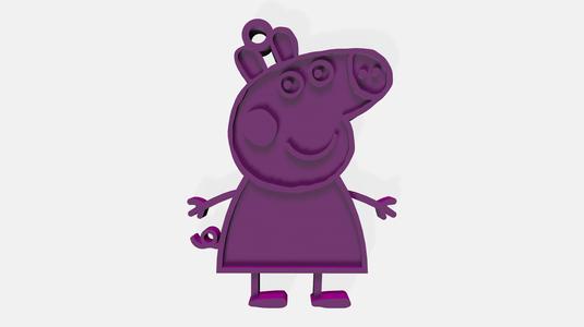 Peppa Pig Keychain / Peppa Pig Keychain