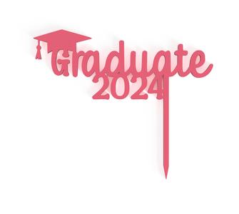 GRADUATE CAKE TOPPER EGRESADOS 2024