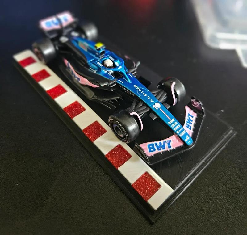 F1 Track kerb stand for Bburago 1/43 cars