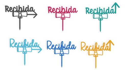 RECIBIDA CAKE TOPPER