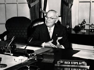 Truman oval Office: The Buck Stops Here - Hueforge