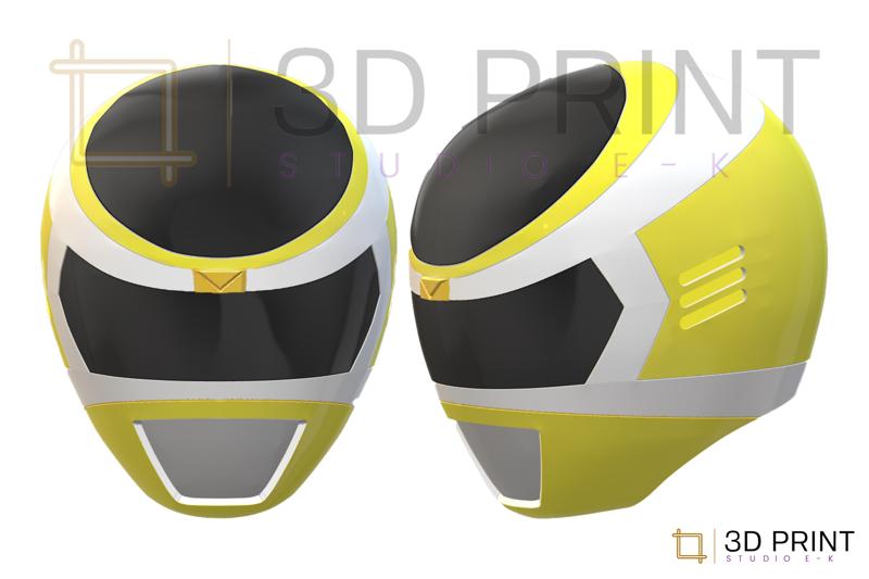 Power Rangers In Space Yellow Ranger helmet