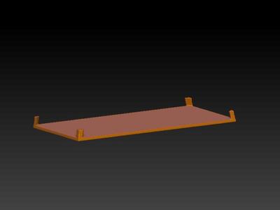 Base adapter oval 92x120 mm into 60x100 mm