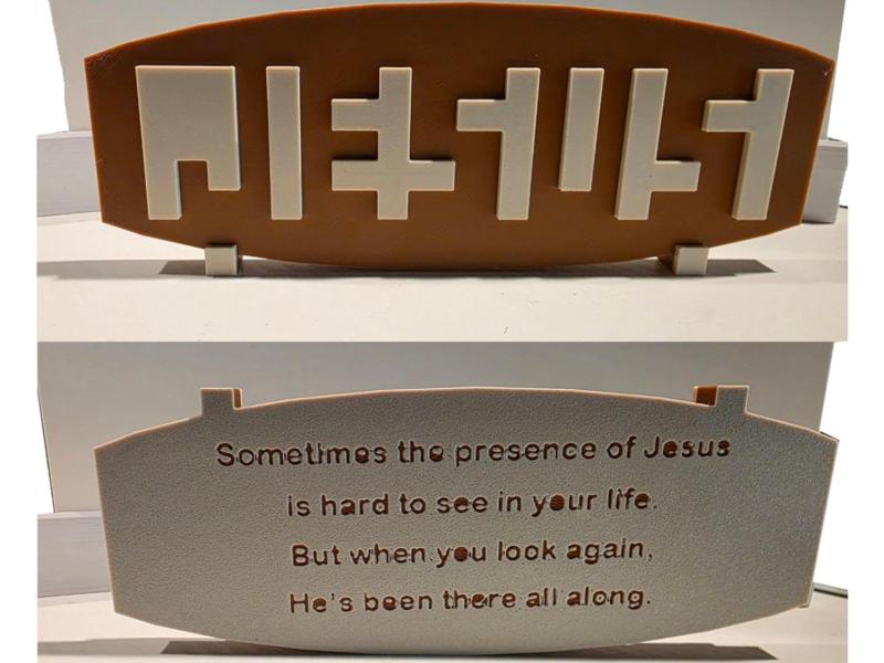 Hidden Jesus with Message